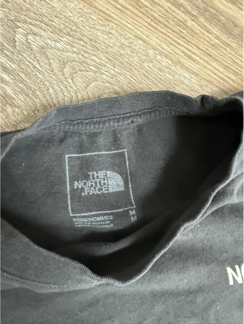 The North Face Men's Black and Grey Tshirt